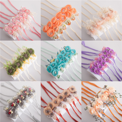 Avezano Handmade Flower Hair Ornaments for Baby Photography
