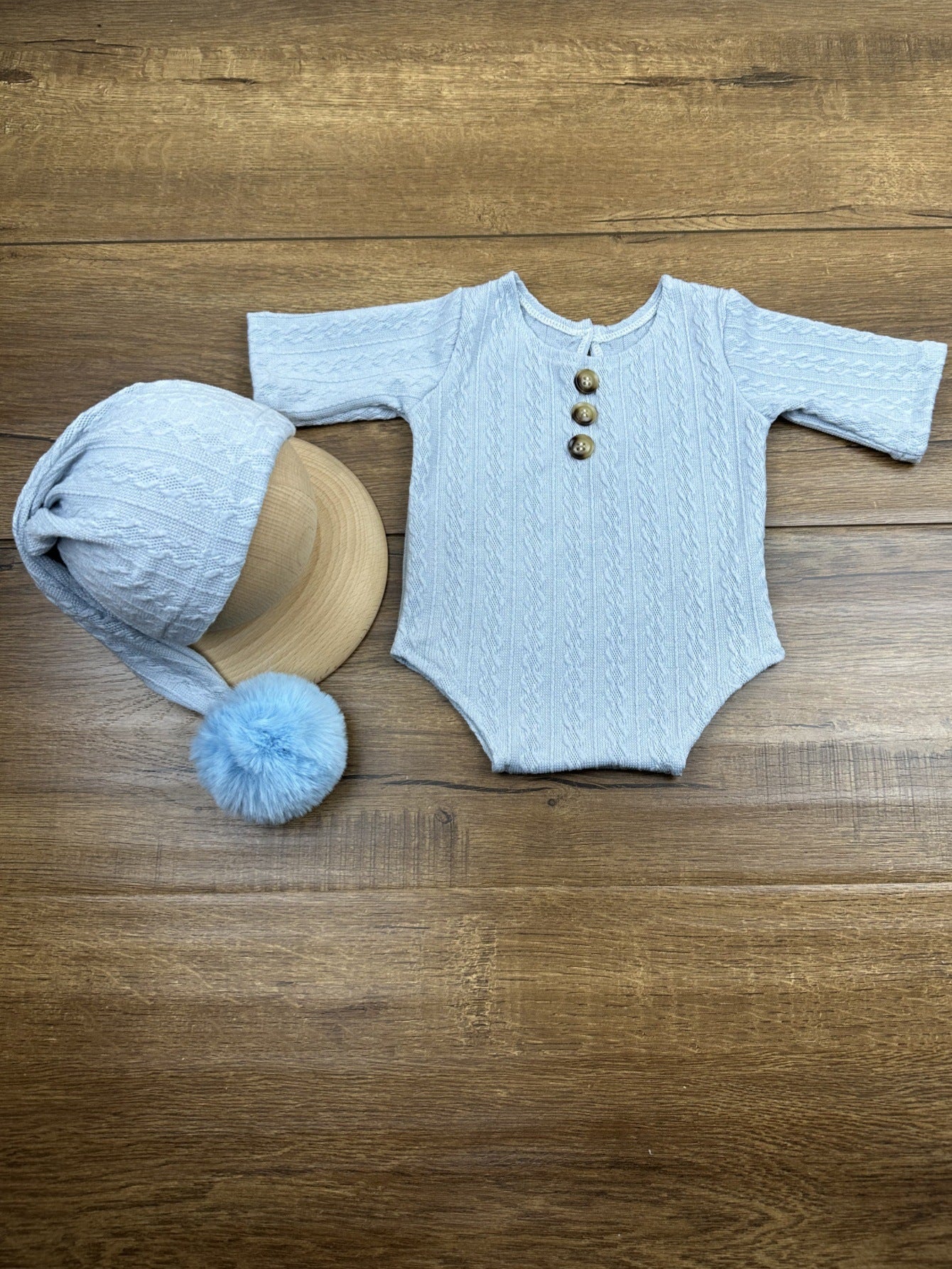 Avezano Newborn Photography Costume Props Pompom Hat