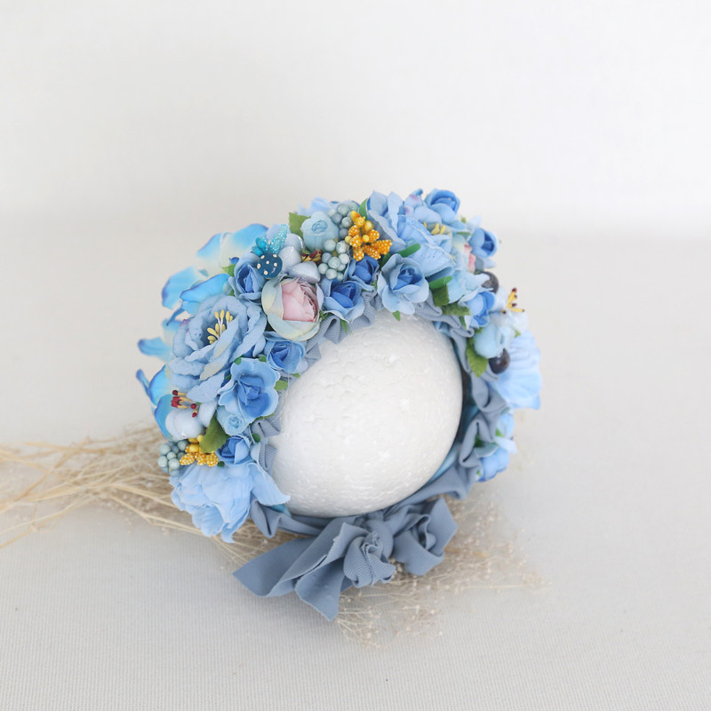 Avezano Adorable Flower Hat for Newborn Baby Photo Shoot Props