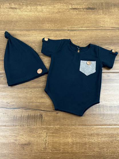 Avezano Newborn Photography Props Hat and Outfit Set