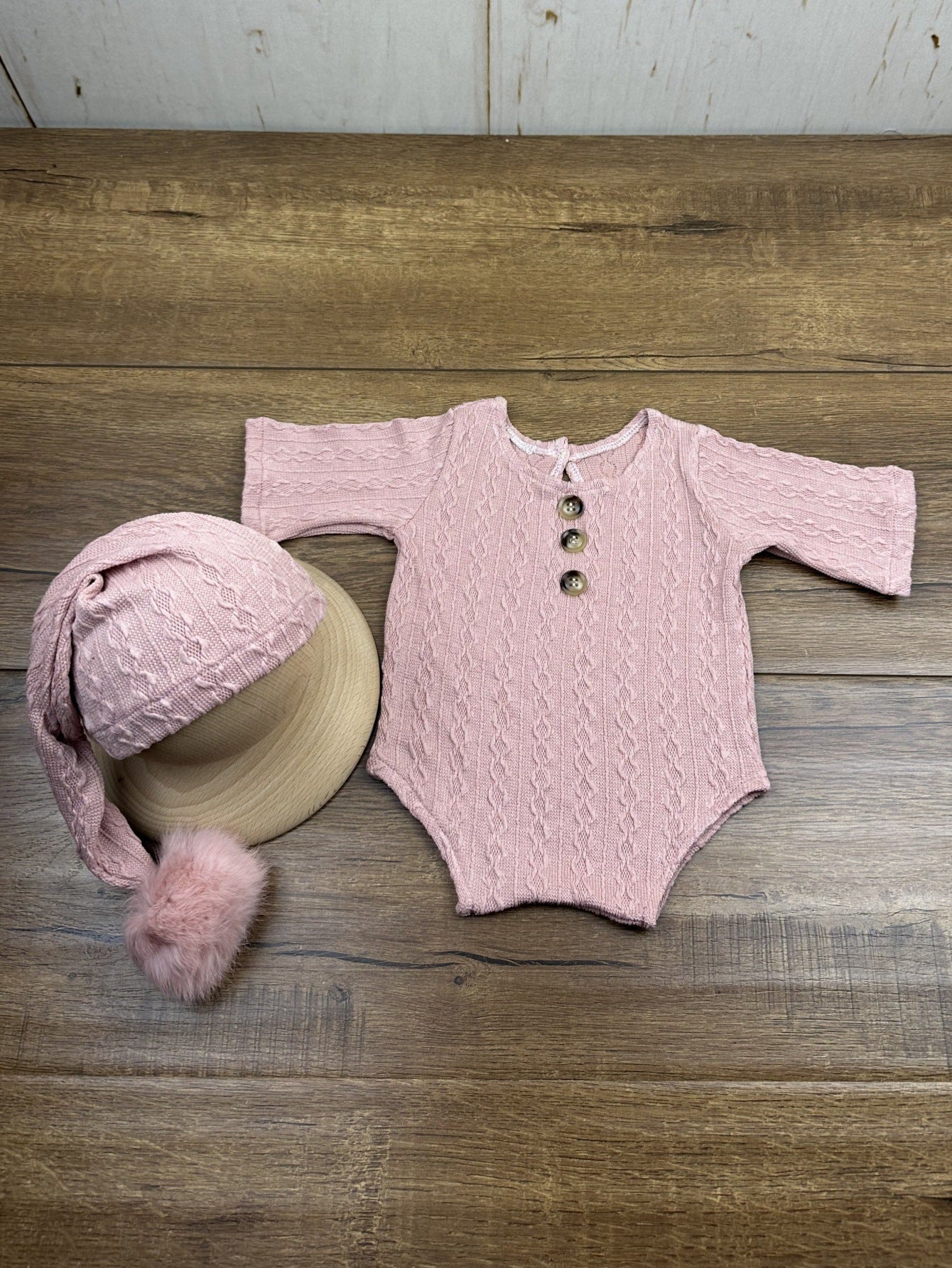 Avezano Newborn Photography Costume Props Pompom Hat