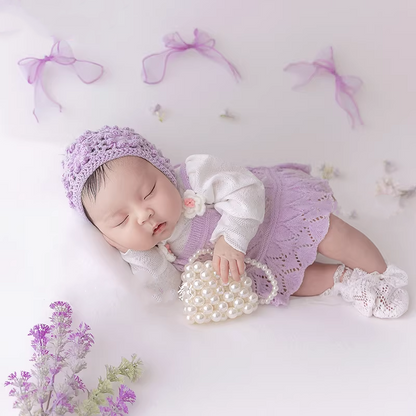 Avezano Soft Pastel Baby Photography Props Set