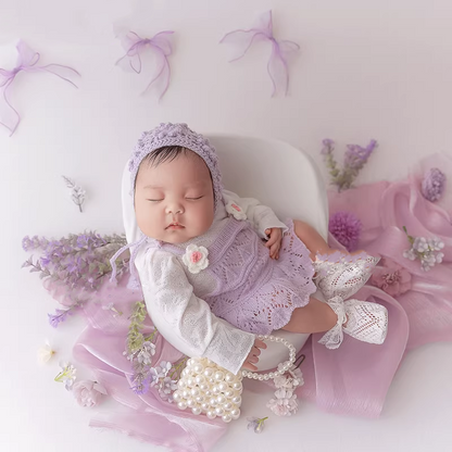 Avezano Soft Pastel Baby Photography Props Set