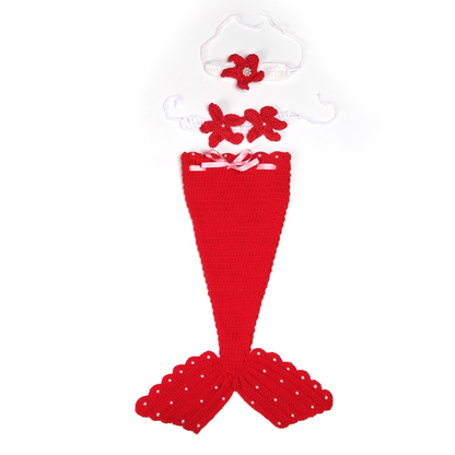 Avezano Handmade Mermaid Outfit for Newborn Photography
