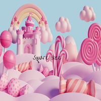 Avezano Lollipop World Castle Background Photography Background