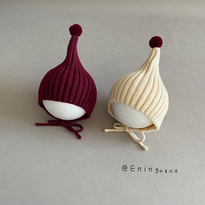 Avezano Baby Knitted Woolen Elastic Warm Ear-protecting Cap