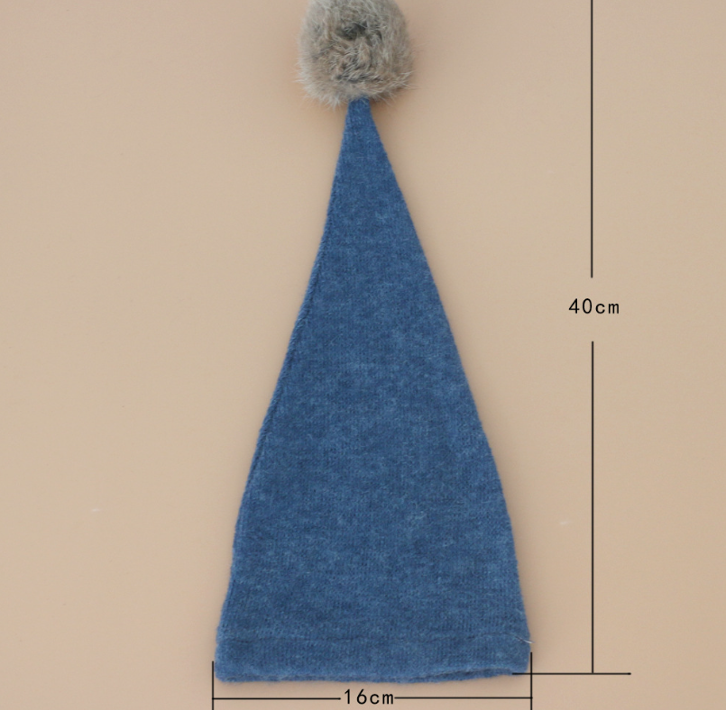 Avezano Newborn Photography Baby Pom-Ball Knitted Long-Tailed Hat