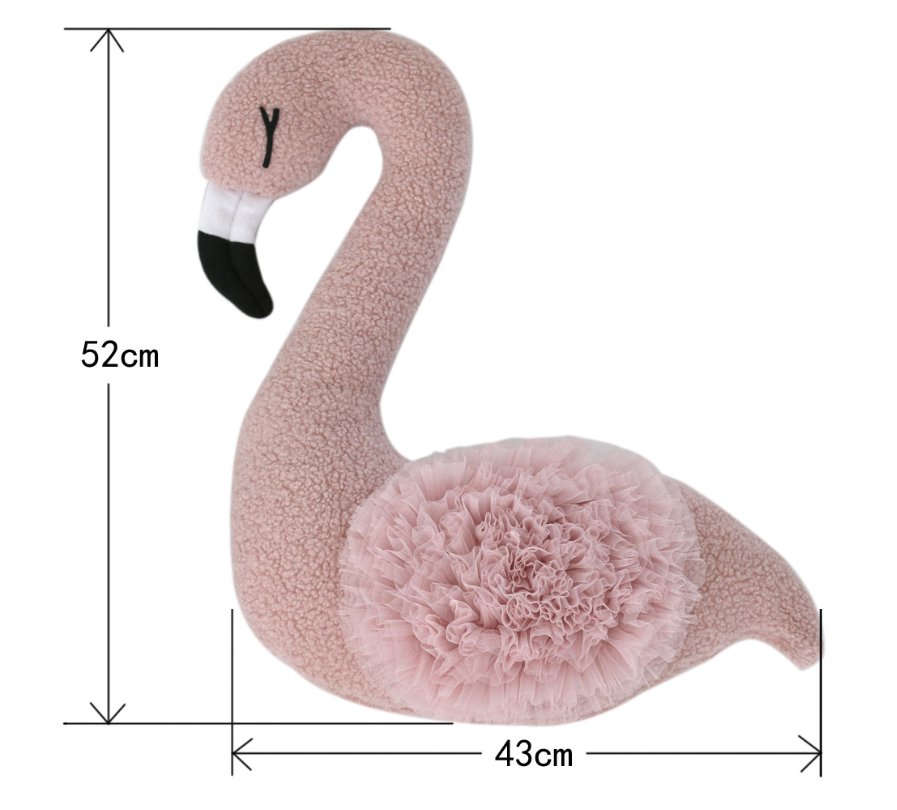 Avezano Flamingo Photography Prop Auxiliary Shaping Pillow