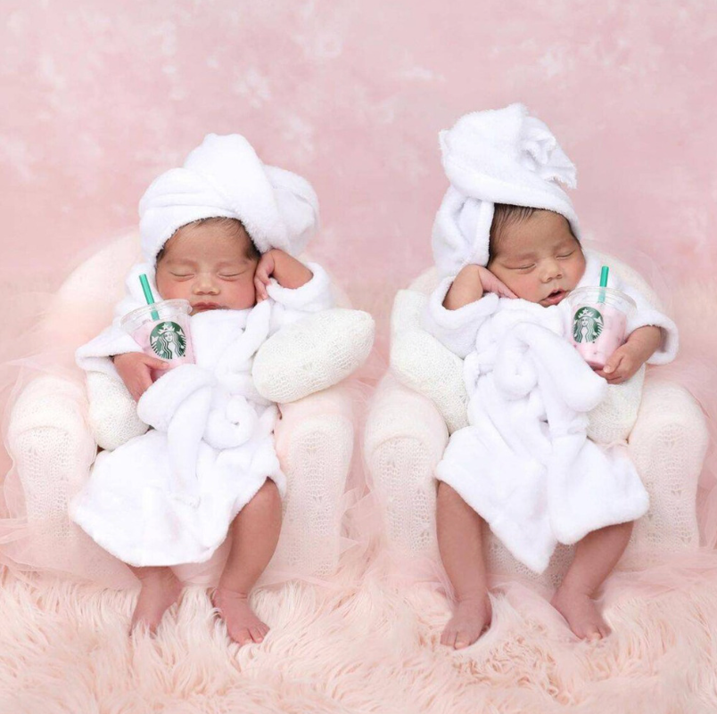 Avezano Newborn Photography Bathrobe Set & Loungewear