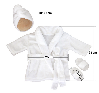 Avezano Newborn Photography Bathrobe Set & Loungewear