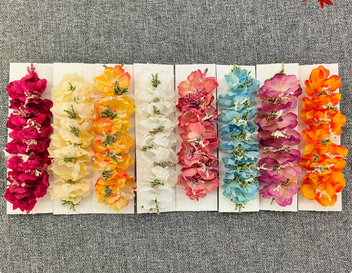 Avezano Newborn Kid Floral Headband Ombre Flower Photo Prop