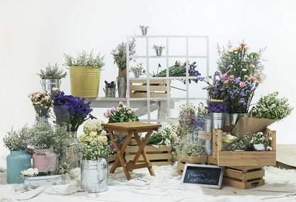 Clearance Sale Avezano Fresh Flower Market Studio Photography Backdrop