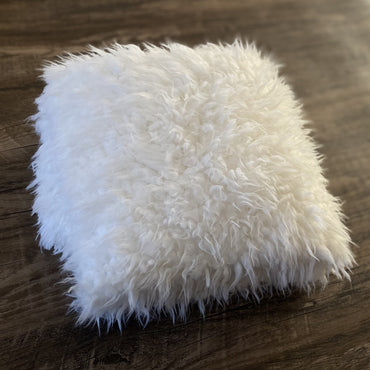 Avezano White Plush Blanket Newborn Photography Prop