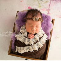Avezano Newborn Flower Border Wrap Photography Prop