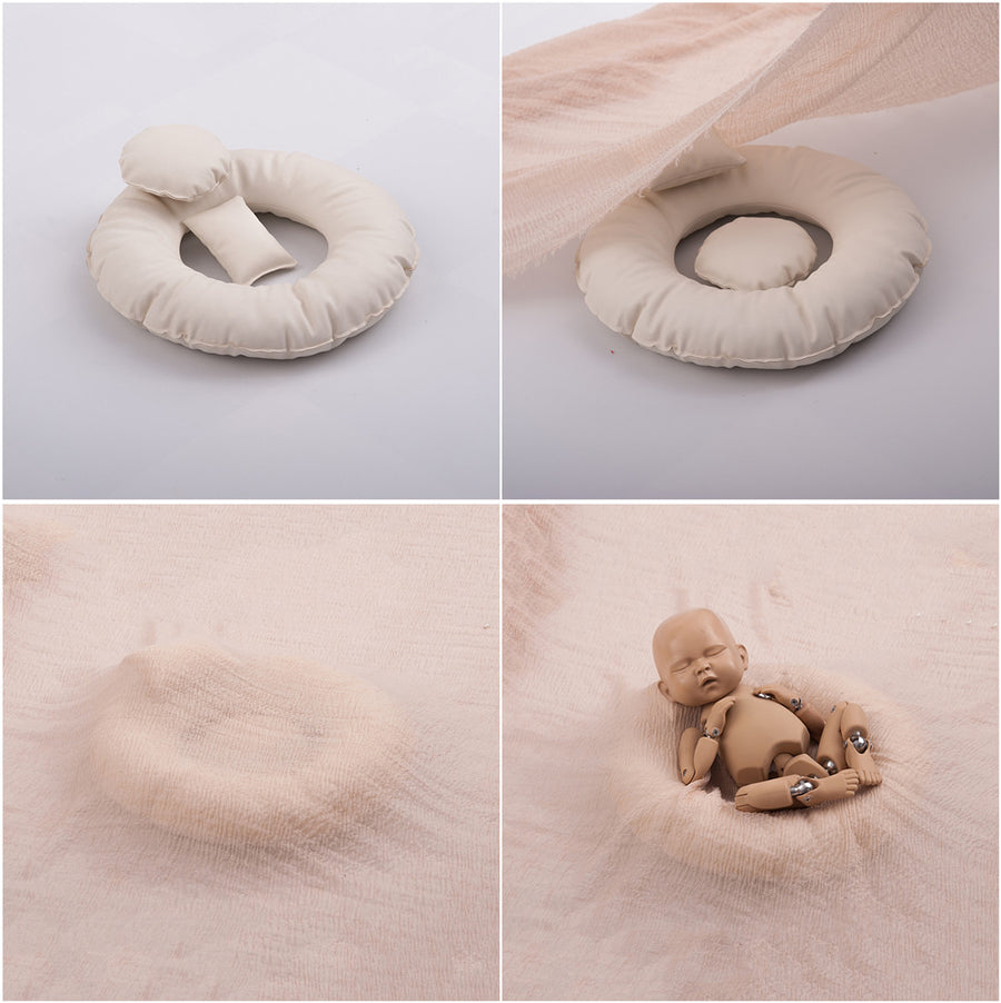 Avezano Photography Prop Baby Photo Aid O-Shaped Pillow
