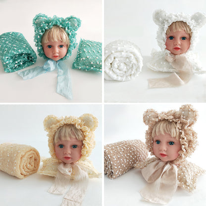 Avezano Newborn Hat Elastic Wrap Photo Prop