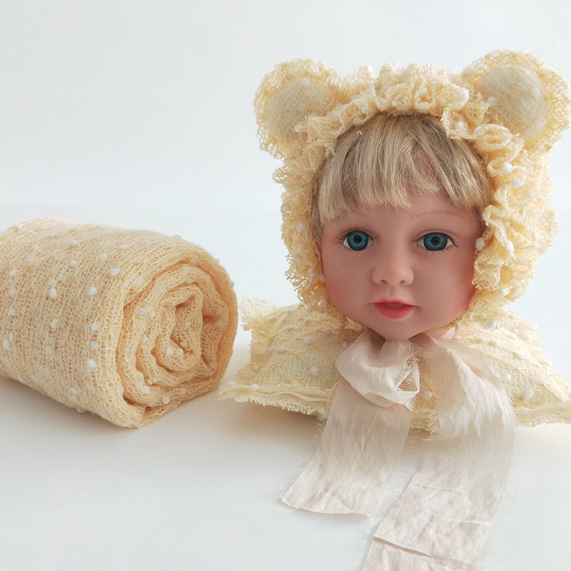 Avezano Newborn Hat Elastic Wrap Photo Prop