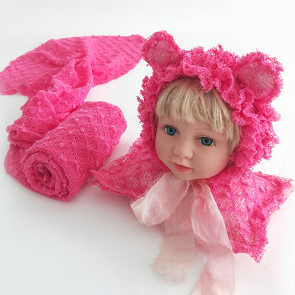 Avezano Newborn Hat Elastic Wrap Photo Prop