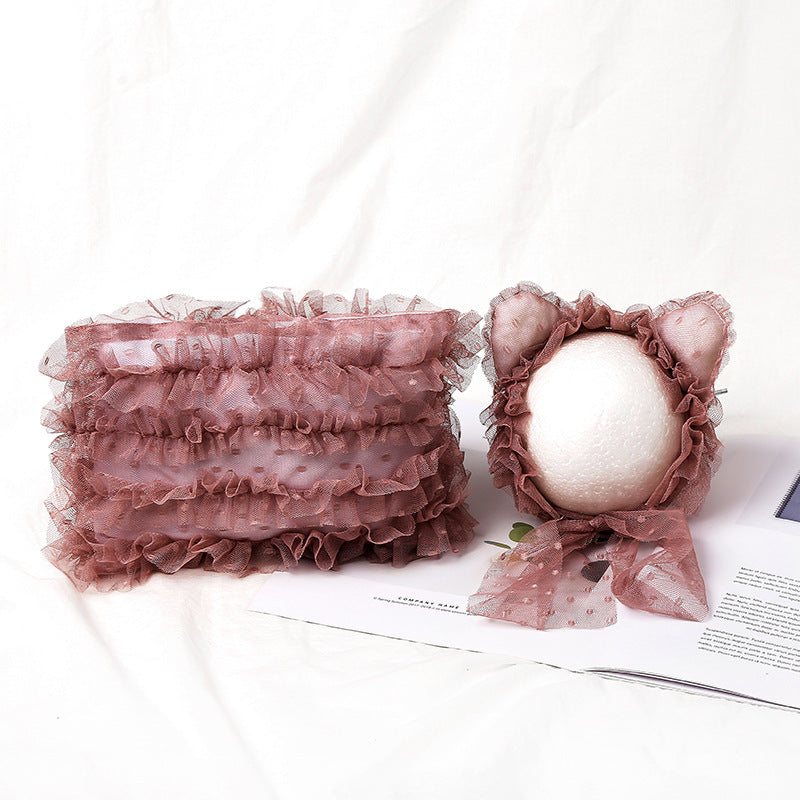 Avezano New Baby Hat Pillow Photography Two-Piece Set