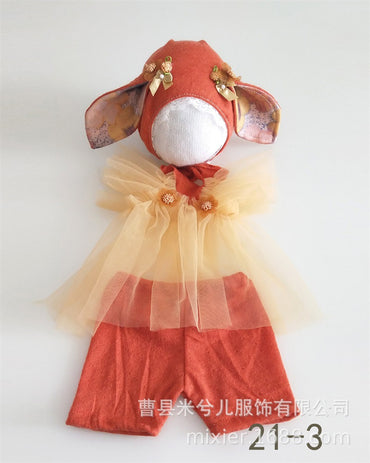 Avezano Newborn Full Moon Baby Baby Outfits Photography 3-Piece Set