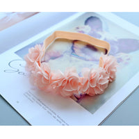 Avezano Little Princess Pink Chiffon Flower Knot Baby Headband