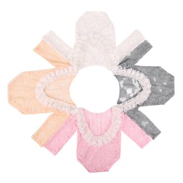 Avezano Body en dentelle et perles pour nouveau-né Accessoires de photographie