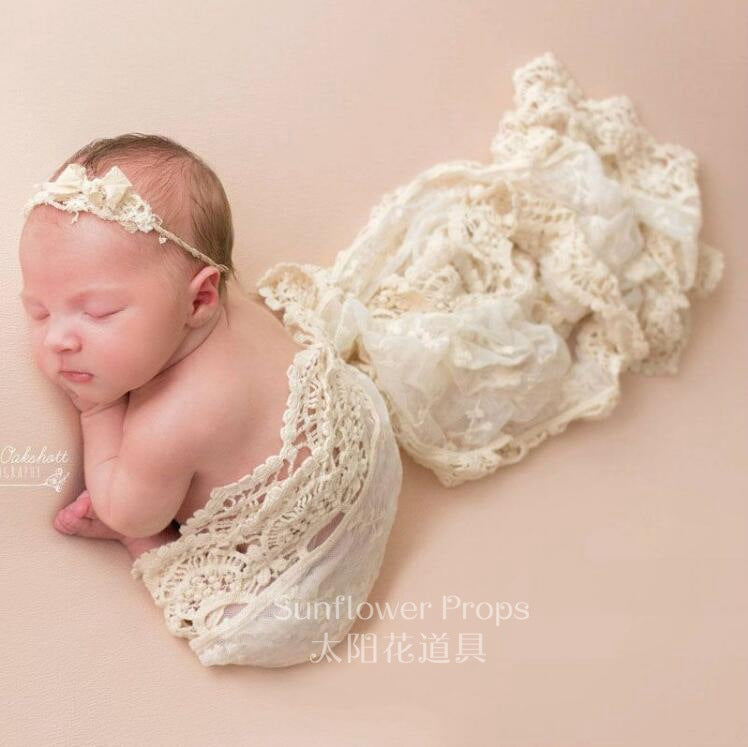 Avezano New Lace Wrap Newborn Photography Props