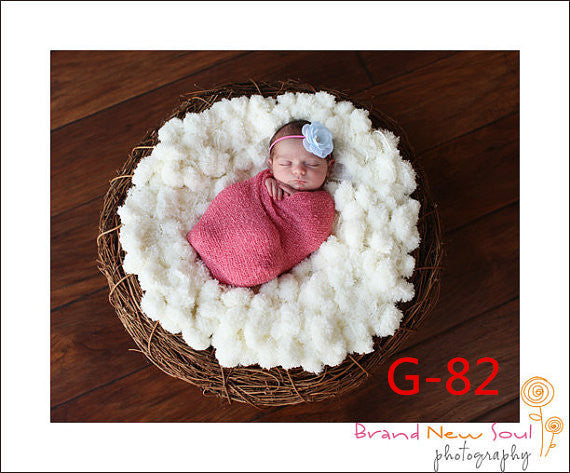 Avezano Baby Photo Backdrop Blanket Photography Green Ball Blanket