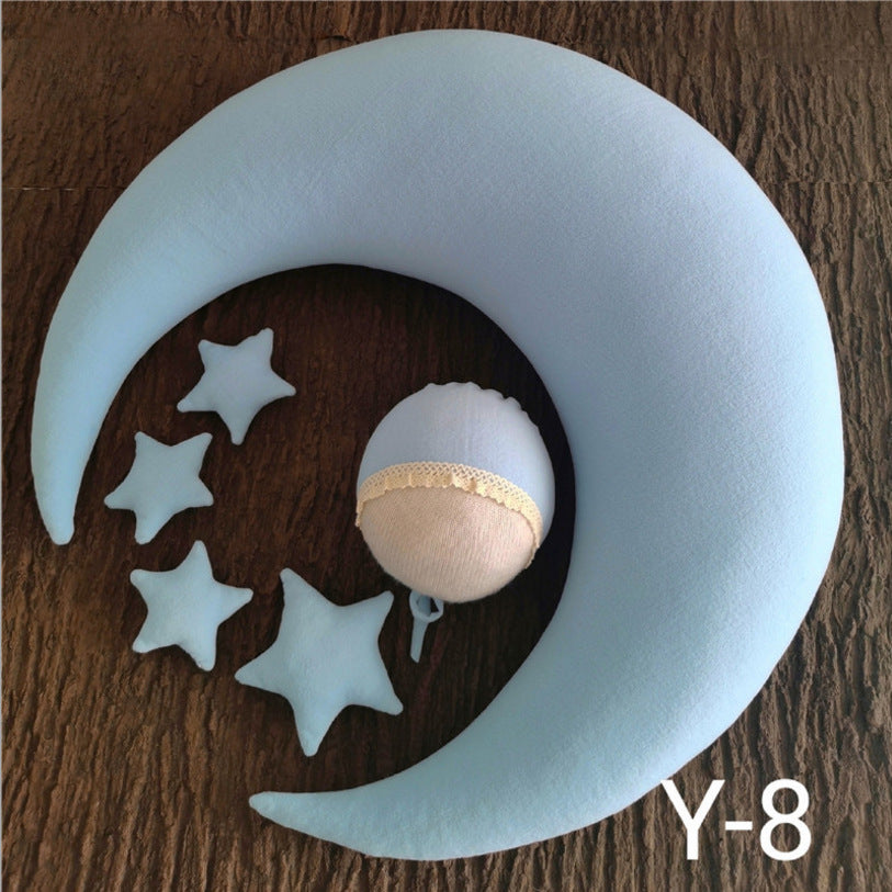 Avezano Newborn Photo Props Head Pad Ornament Star Moon Pillow