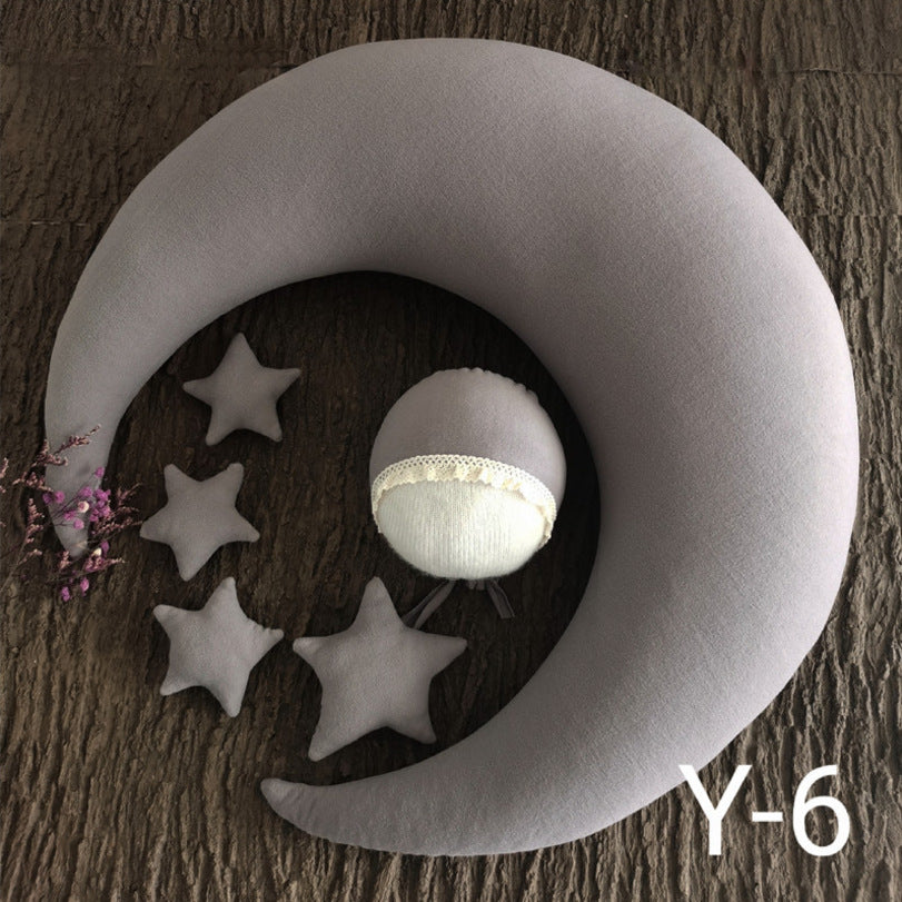 Avezano Newborn Photo Props Head Pad Ornament Star Moon Pillow