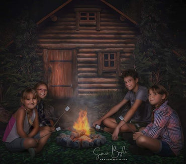 Avezano Cabin Get Away Photography Backdrop