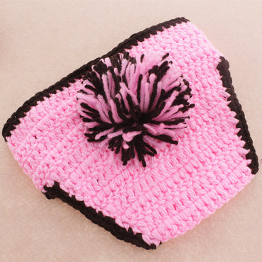 Avezano Newborn Portrait Modeling Props Wool Knitted Rabbit Style Suit outfits