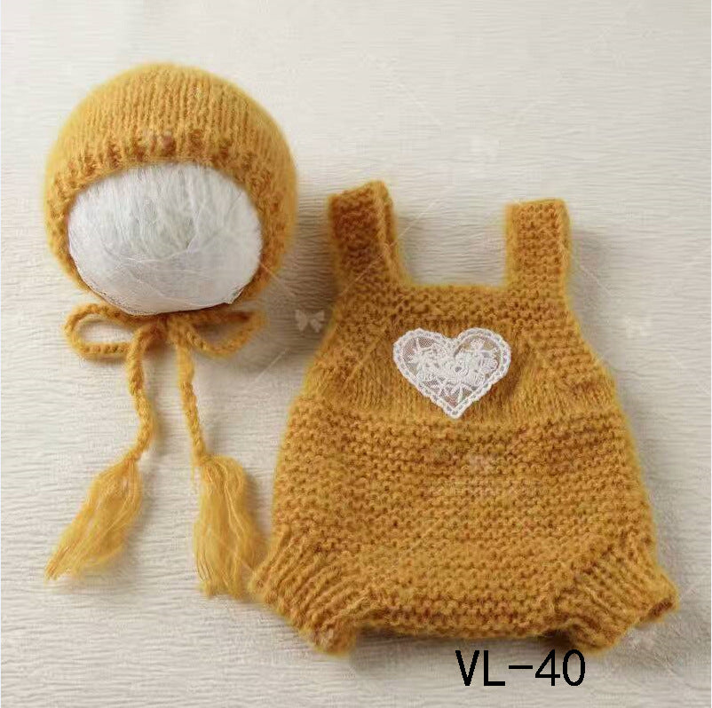Avezano Hand-Woven Chick Outfits Newborn Full Moon Baby Costume