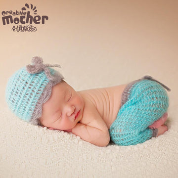 Avezano Newborn Mohair Photography Knitting Clothing