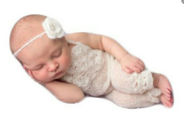 Avezano Vêtements tricotés en laine et mohair pour photographie de nouveau-né pour photos de bébé