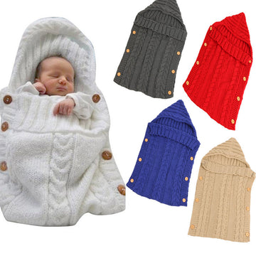 Avezano Baby Knitted Woolen Sleeping Bag Photo Prop