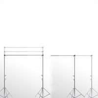 Avezano Stainless Steel Gantry 3m Horizontal Bar Retractable Background Bracket Studio Stand Shelf