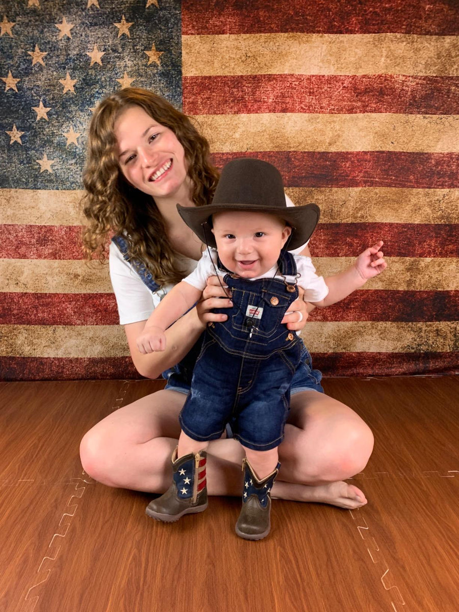 Avezano American Flag Independence Day Photography Backdrop