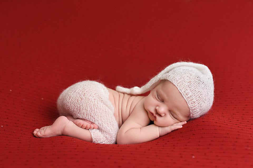 Avezano Newborn Mohair Photographic Costume Hand Knitted Clothes