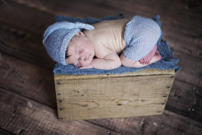 Avezano Newborn Mohair Photographic Costume Hand Knitted Clothes