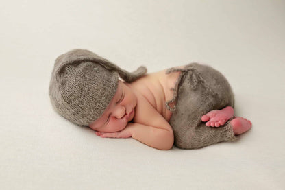 Avezano Newborn Mohair Photographic Costume Hand Knitted Clothes