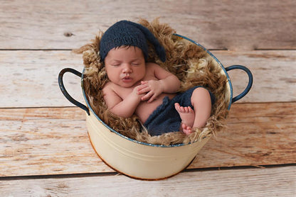 Avezano Newborn Mohair Photographic Costume Hand Knitted Clothes