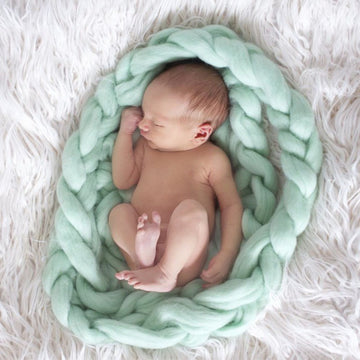 Avezano Hand-Woven Baby Photo Blankets Photography props