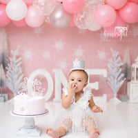 Avezano  Pink Balloon Photography Birthday Backdrop Designed By Vanessa Wright