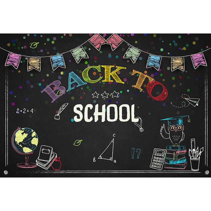 Avezano Blackboard Draw Photography Backdrop For Back To School-AVEZANO