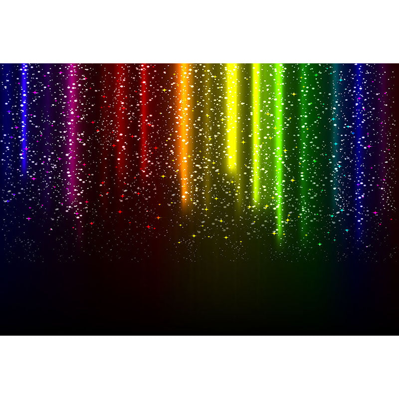 Avezano Fallen Bokeh Backdrop With Rainbow Light Beam For Photography-AVEZANO