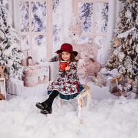 Avezano Christmas Gift Fawn Doll Decoration Photography Backdrop
