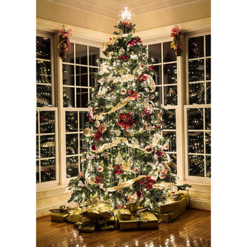 Avezano The Bright Christmas Tree Photography Backdrop For Christmas-AVEZANO
