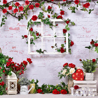 Avezano Valentine'S Day Theme Scene Decorated With Roses Photography Backdrop-Backdrop-Avezano-AVEZANO