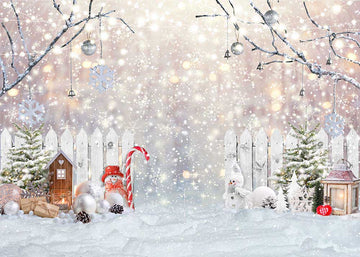 Avezano Christmas Winter Backdrop For Photography-AVEZANO
